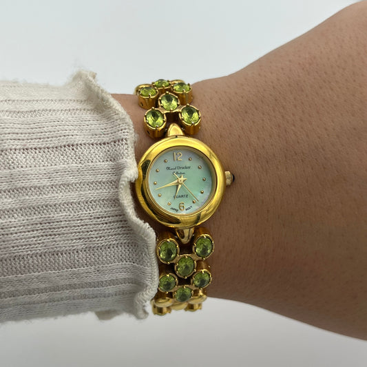 RARE Green Gemstone Watch