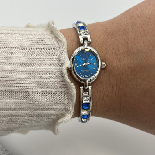 Blue Gemstone Watch