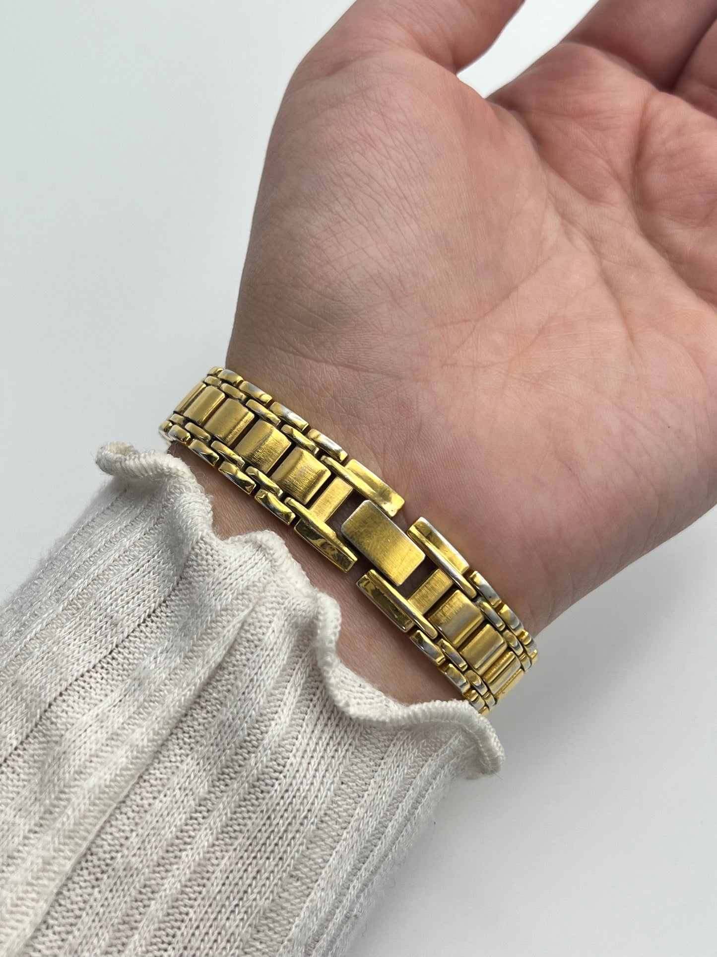 Gold-Toned Tank Watch