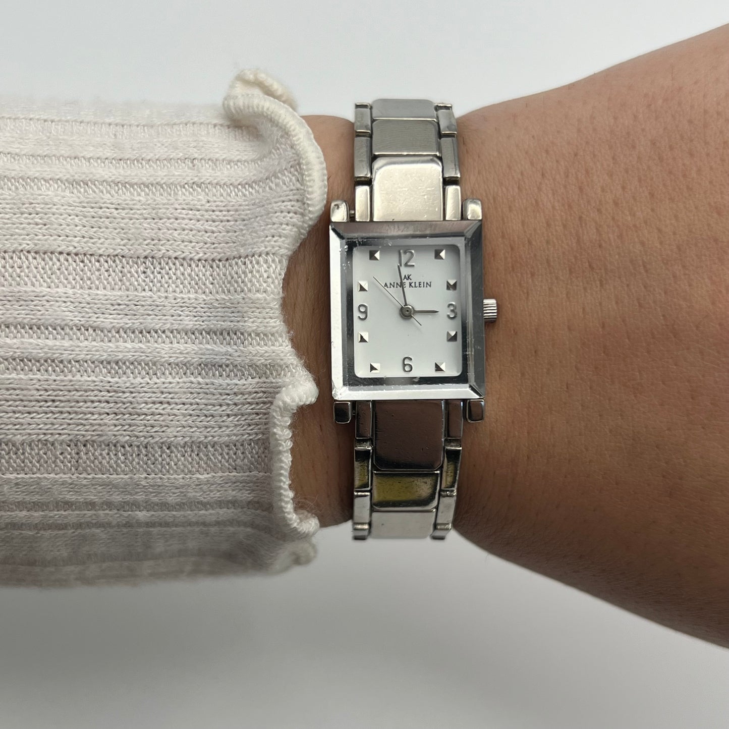 🩶 Silver-Toned Anne Klein Watch