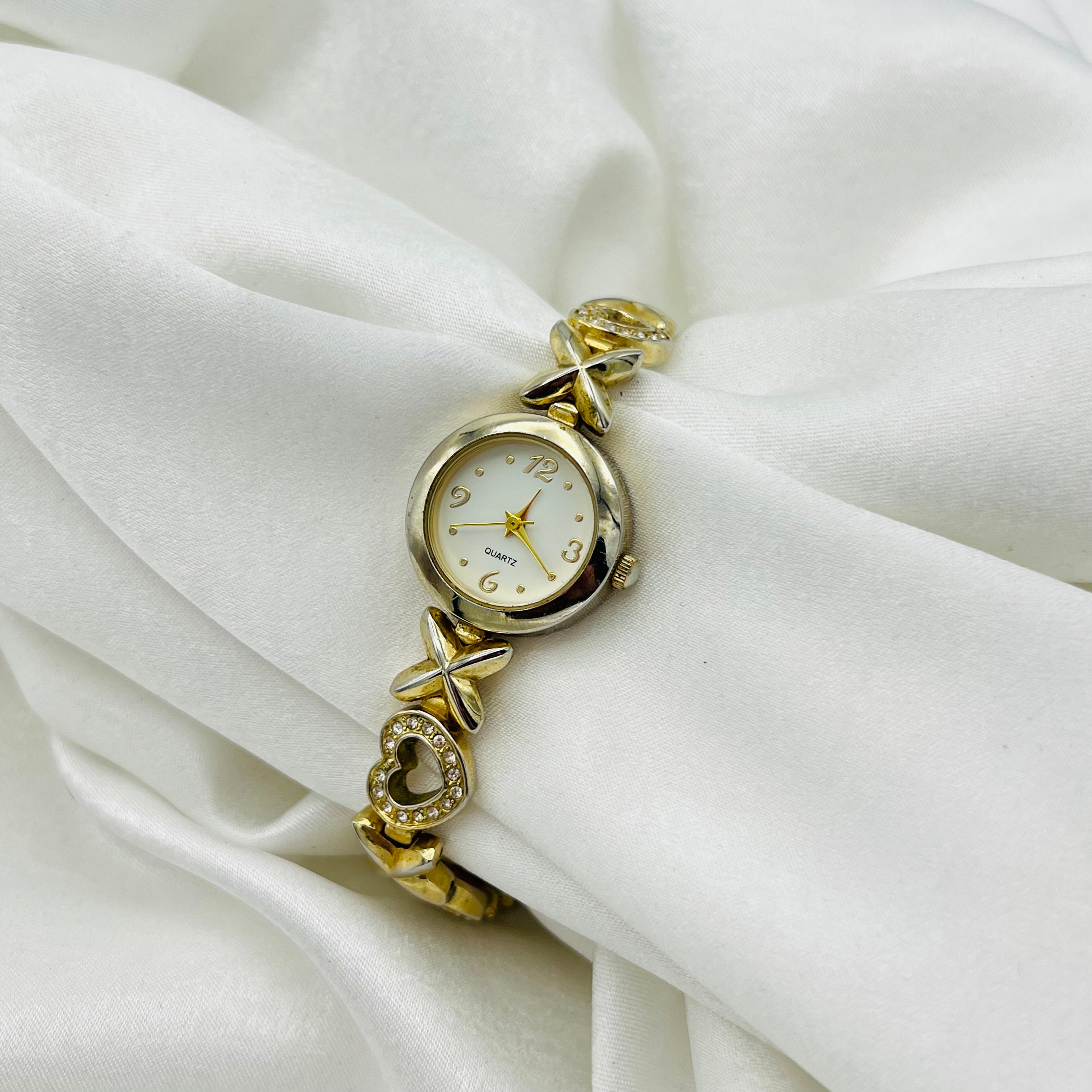 XOXO 💗 Heart Two-Toned Watch