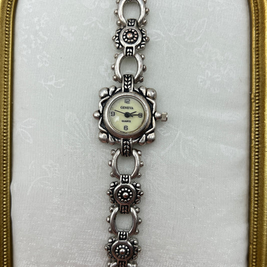 Cute Silver-Tone Watch