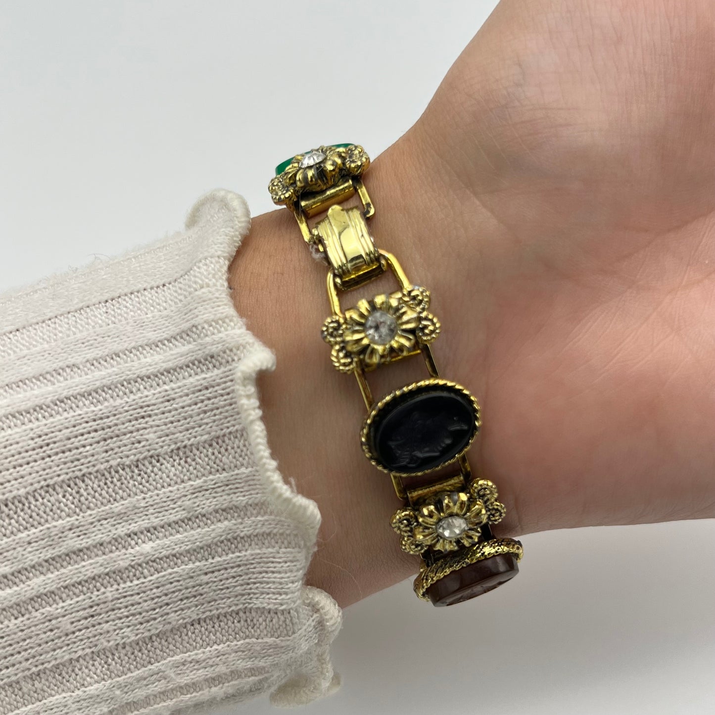 Gold-Toned Victorian Style Bracelet