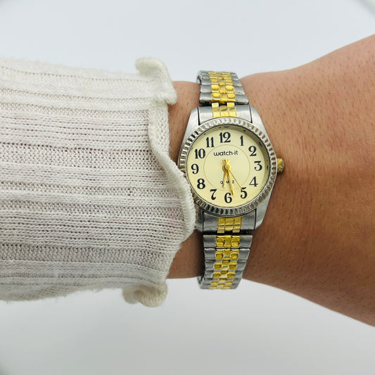Classic Two-Toned Watch
