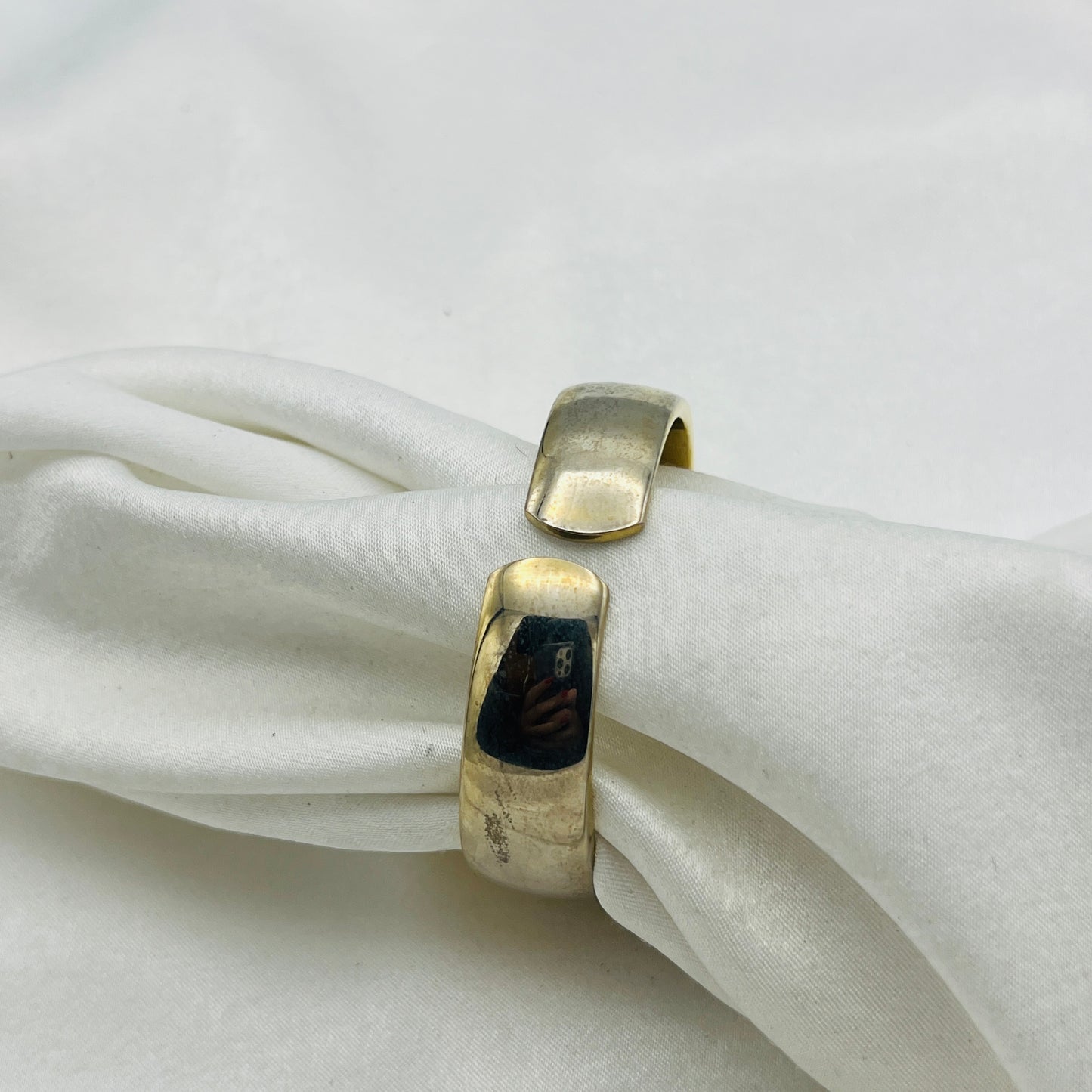 Gold-Toned Diamanté Cuff Watch