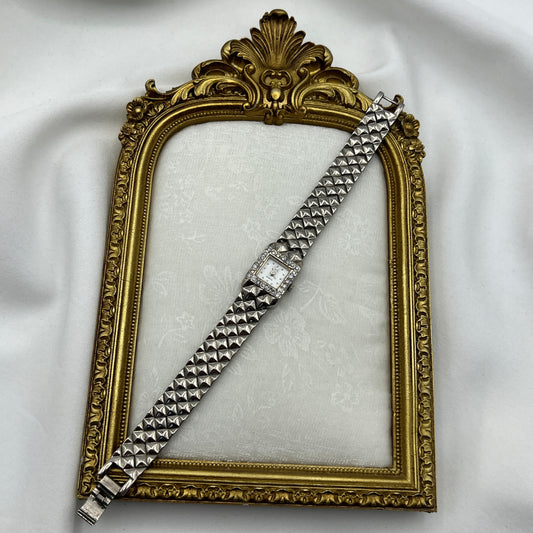 Petite Diamanté Silver-Tone Watch