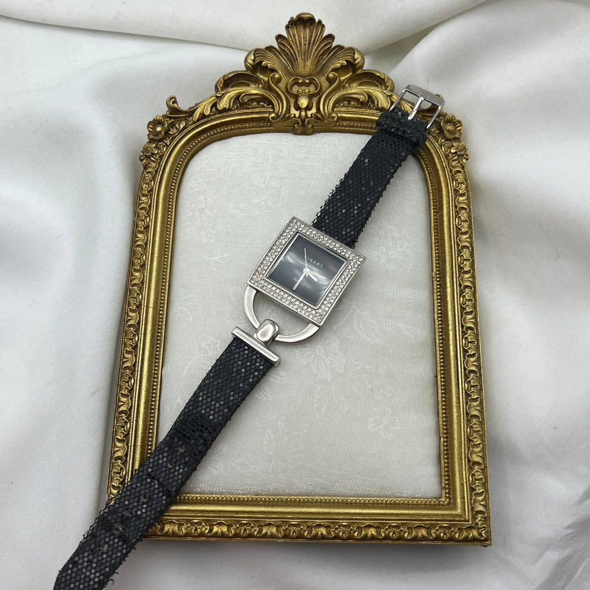 Black Sequin Watch