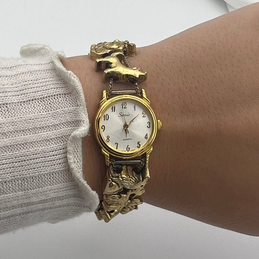 Dog Slide Charm Watch