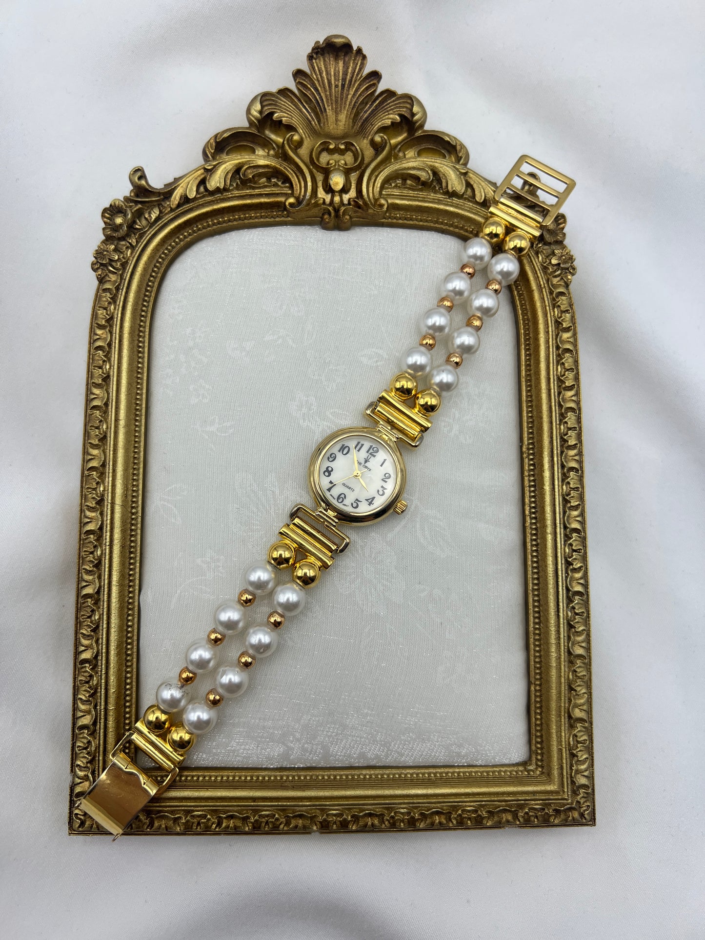 Pearl Gold-Tone Watch