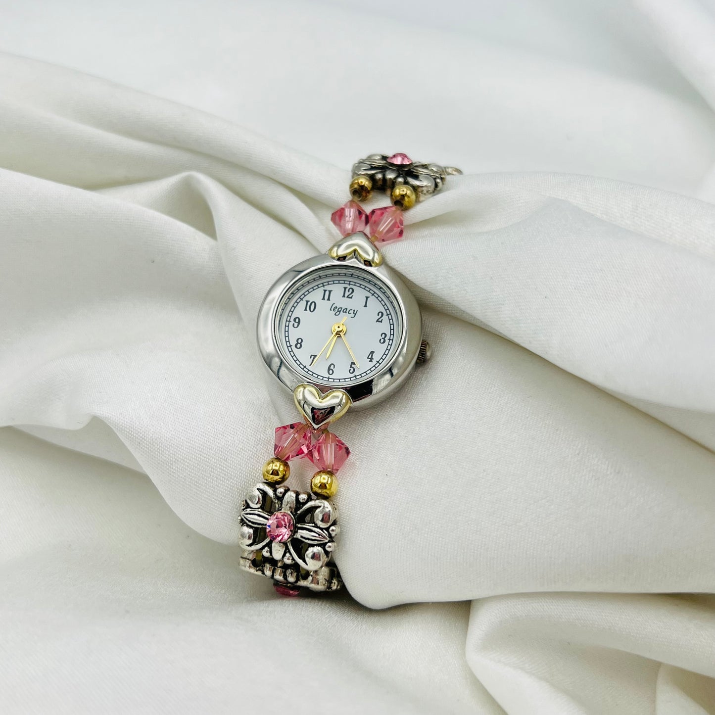 Pink Gemstone Watch