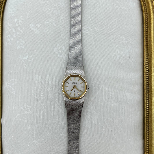 Dainty Two-Toned Citizen Watch