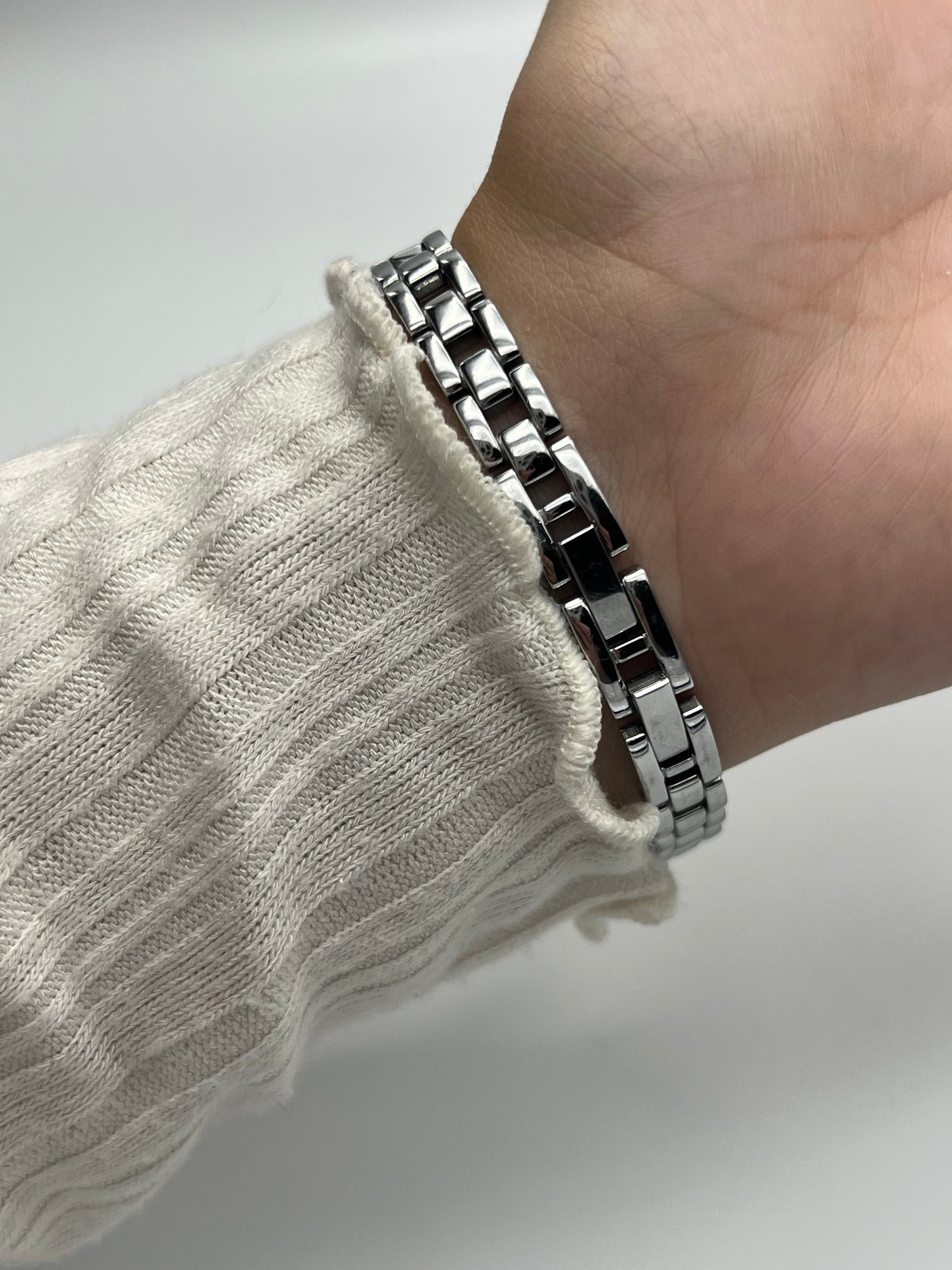 Elegant Two-Toned Diamanté Watch