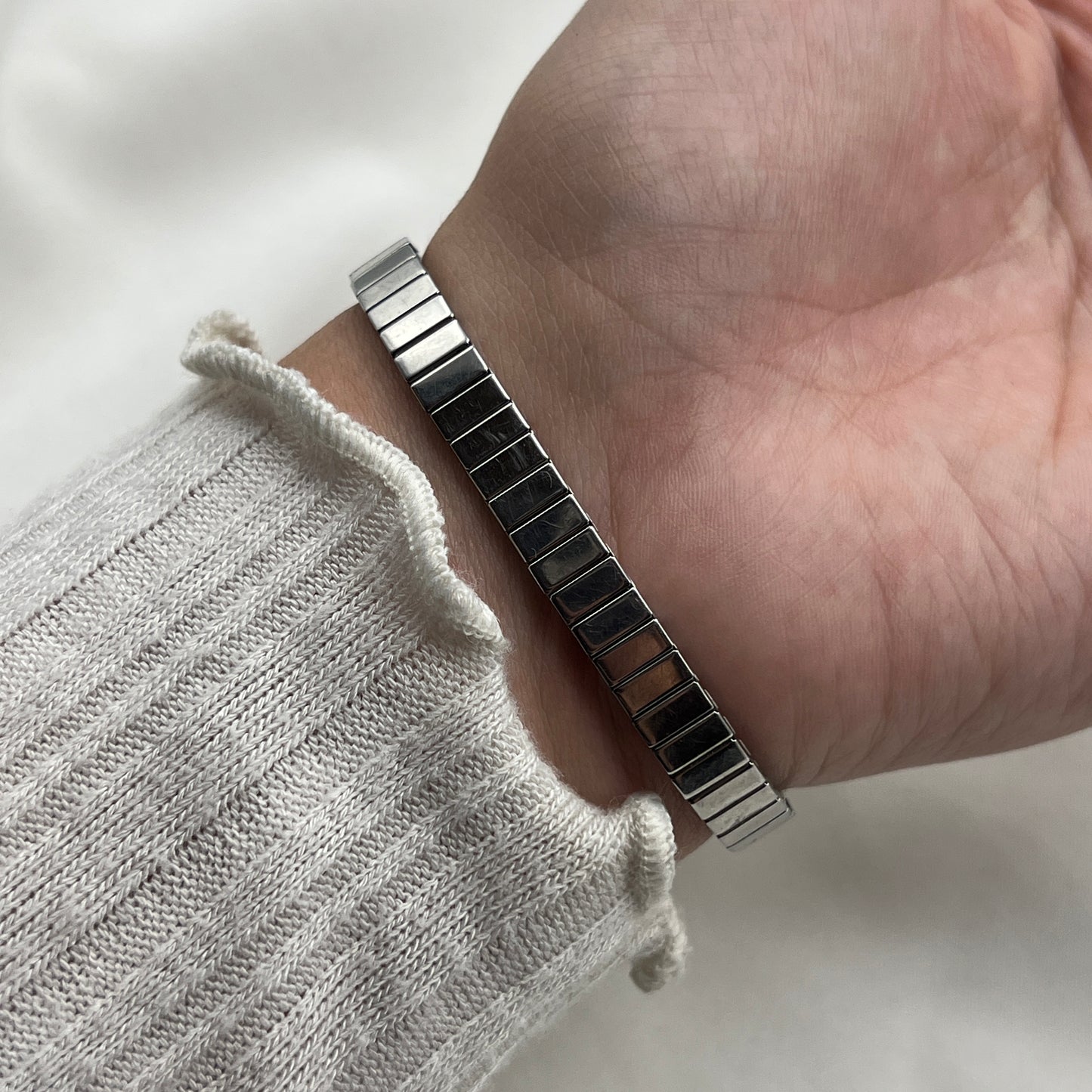 Two-Toned Diamanté Detailed Watch
