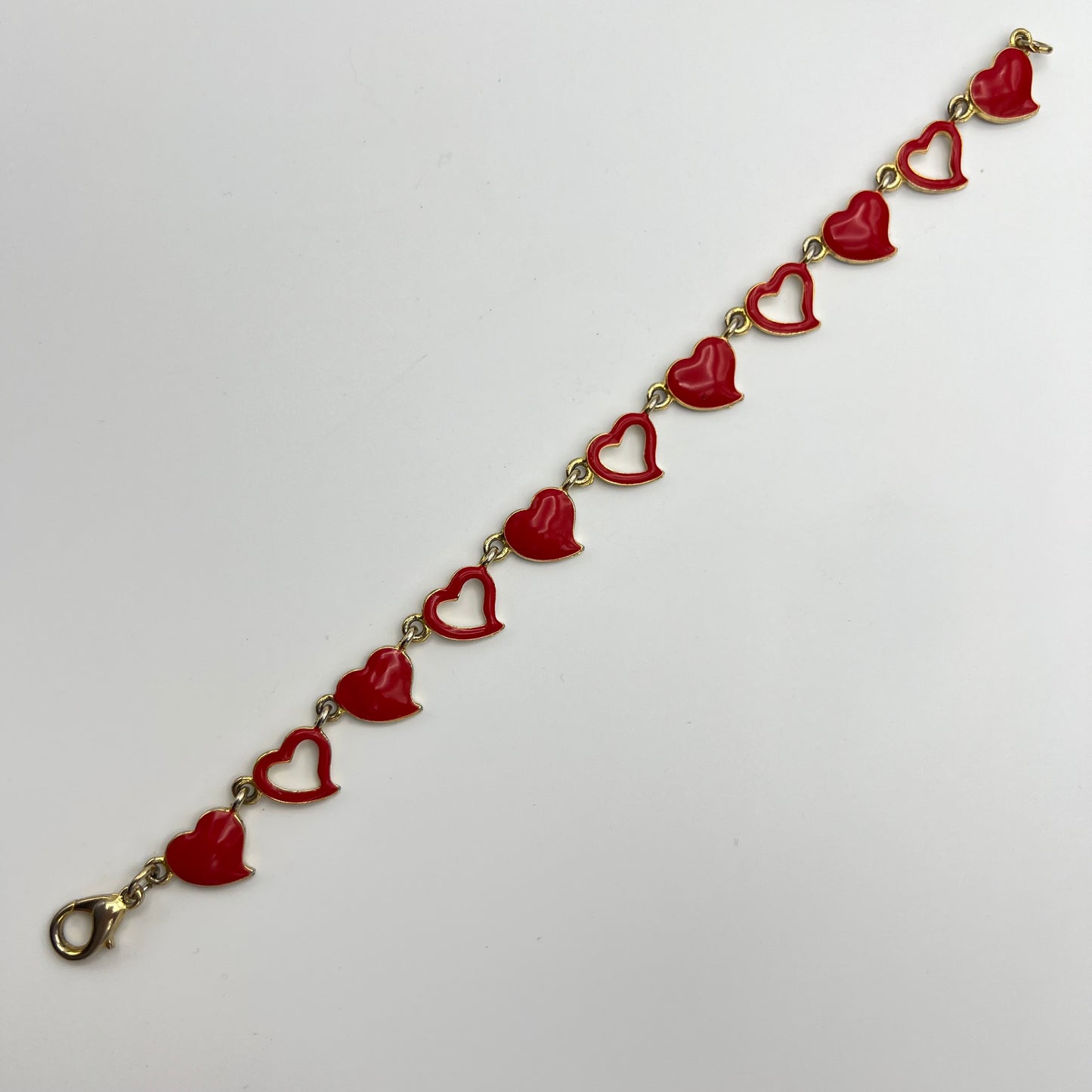 Red Hearts Bracelet