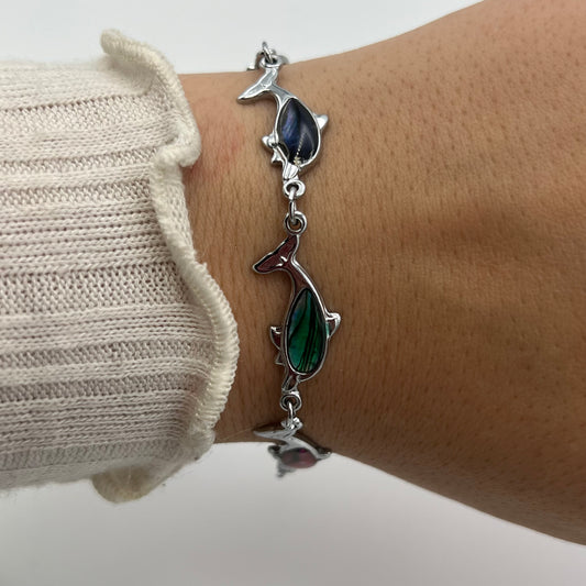 Abalone Dolphin Bracelet