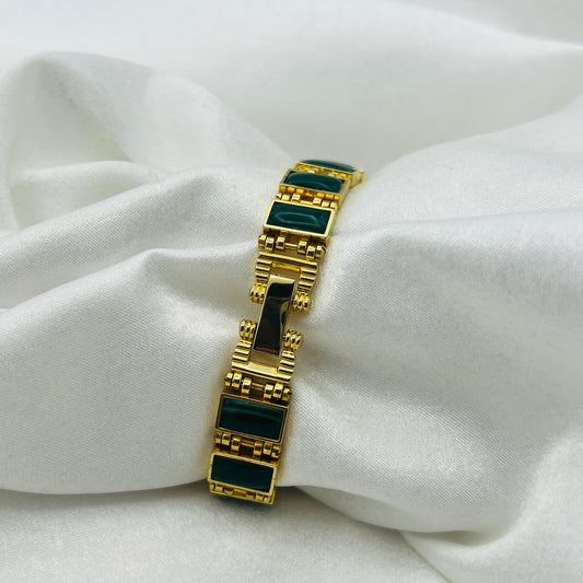 Forest Green Gemstone Watch