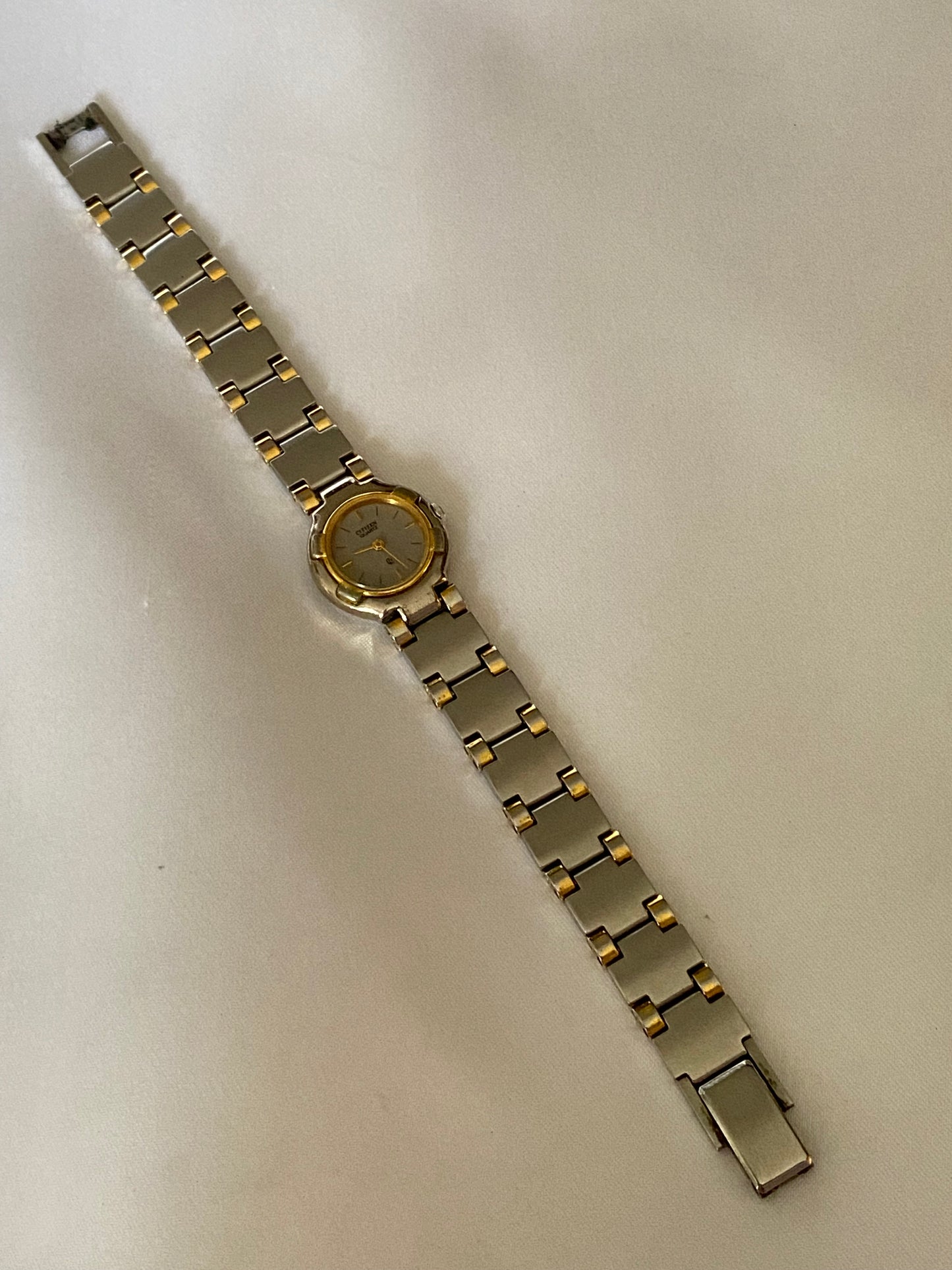 Dainty Two-Toned Citizen Watch