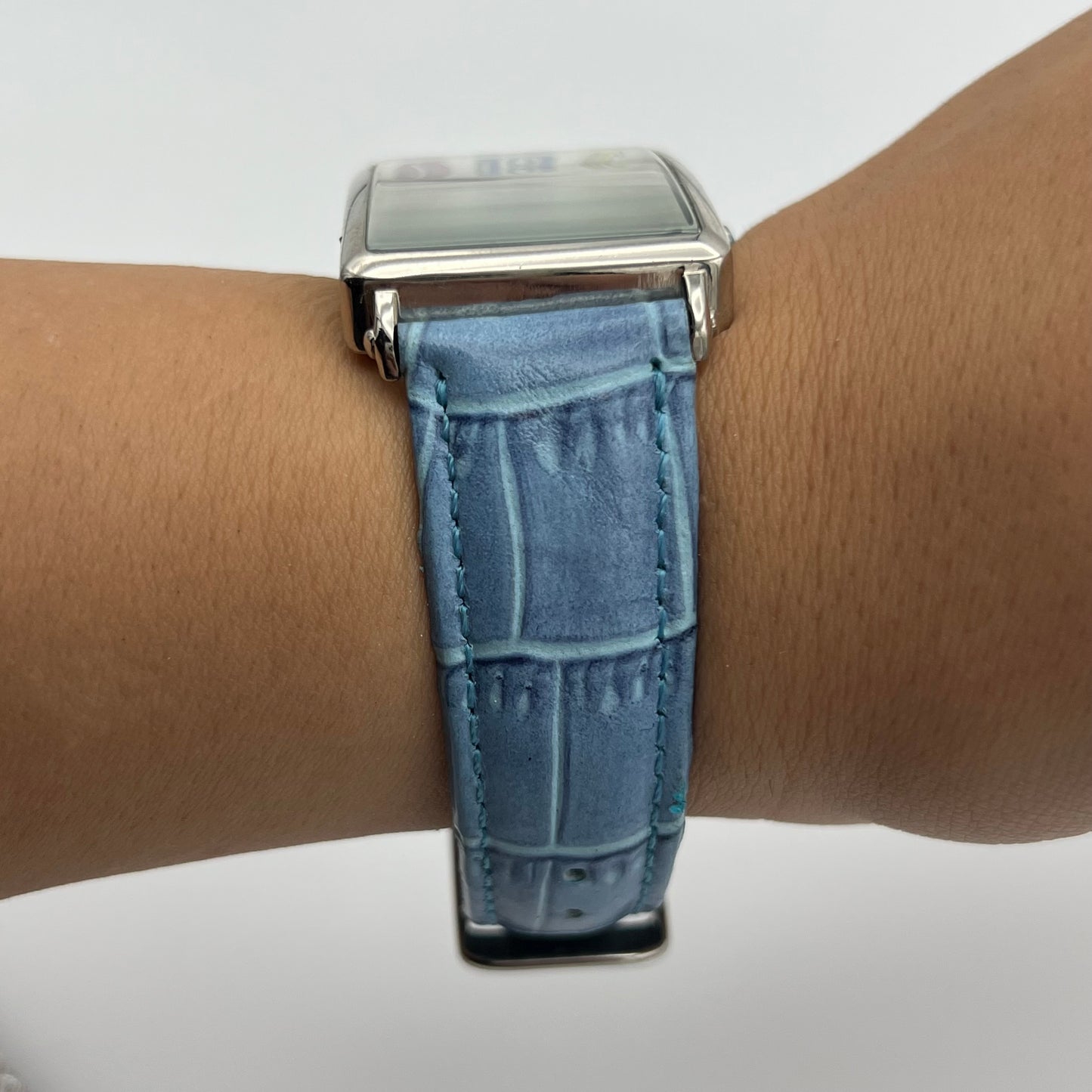 Colorful Blue Leather Watch