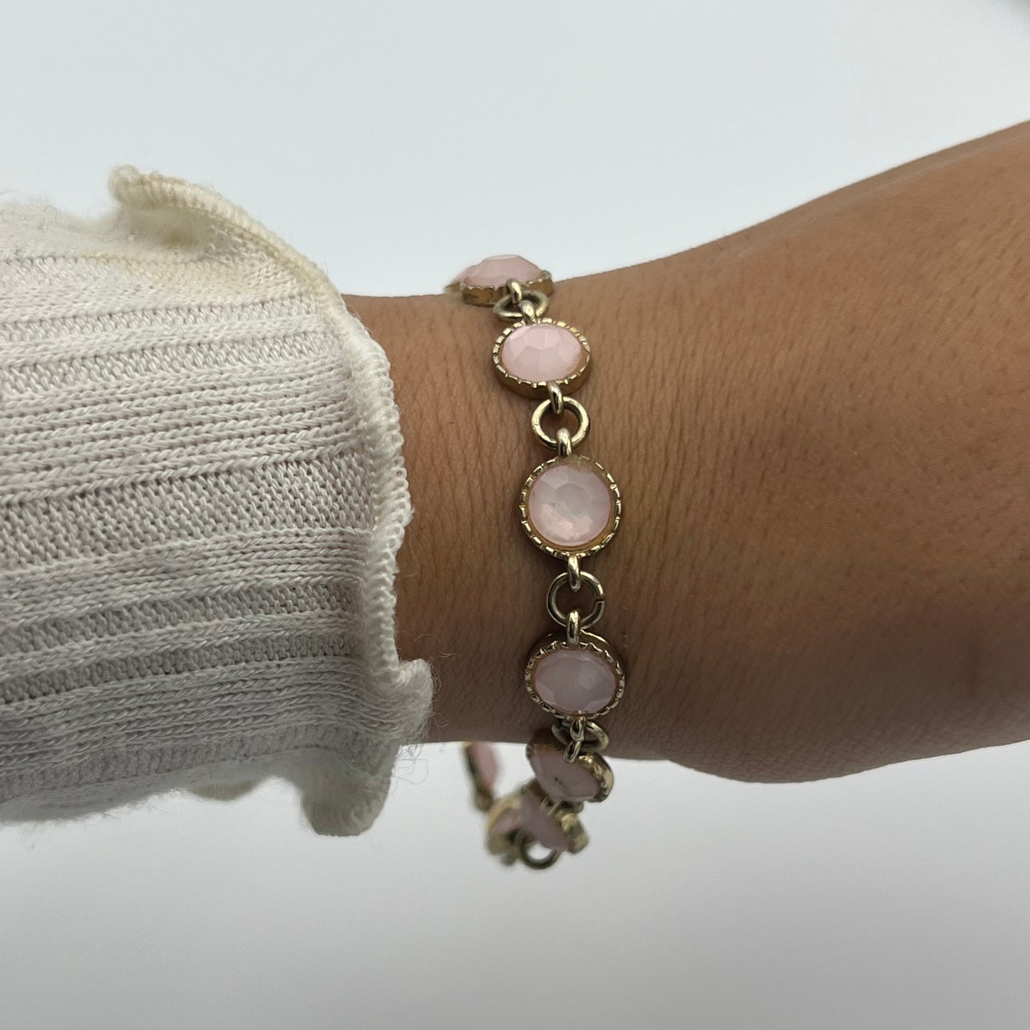Pink Gemstone Bracelet