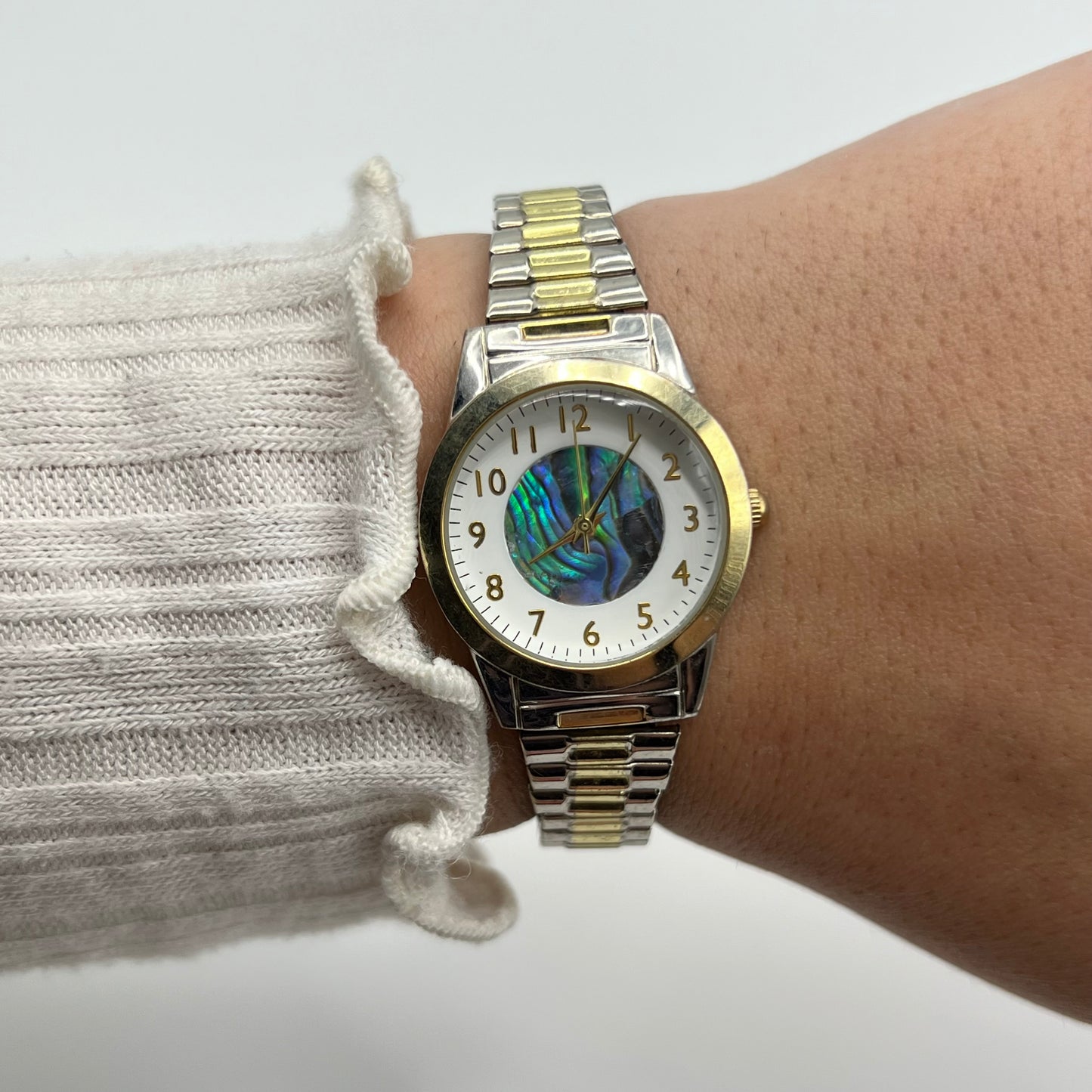 🧜‍♀️ Two-Toned Watch with Abalone Dial