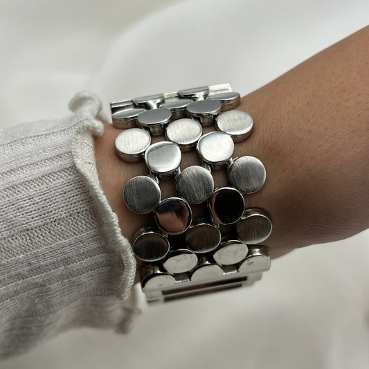 Silver-Tone Bracelet Watch