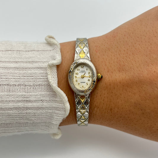 🌷 Flower Two-Toned Watch