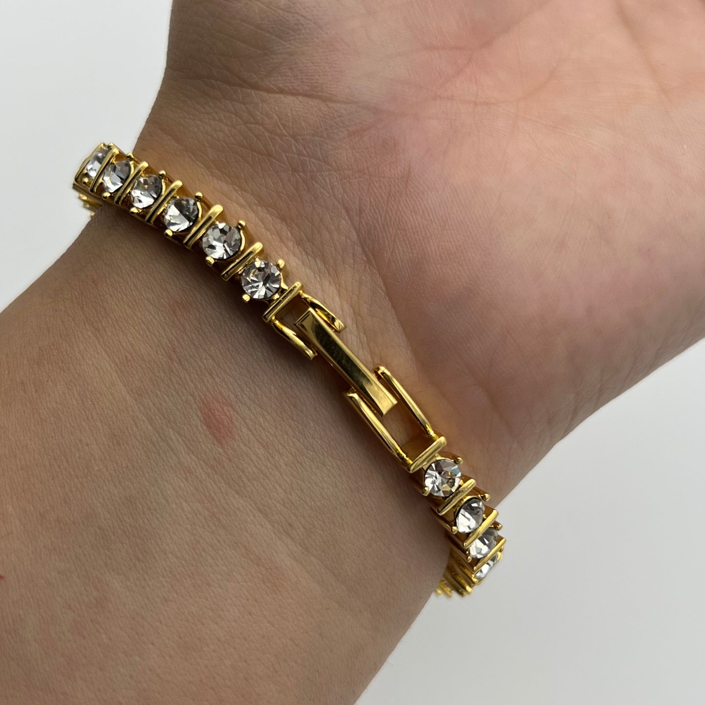 Diamanté Tennis Bracelet Watch