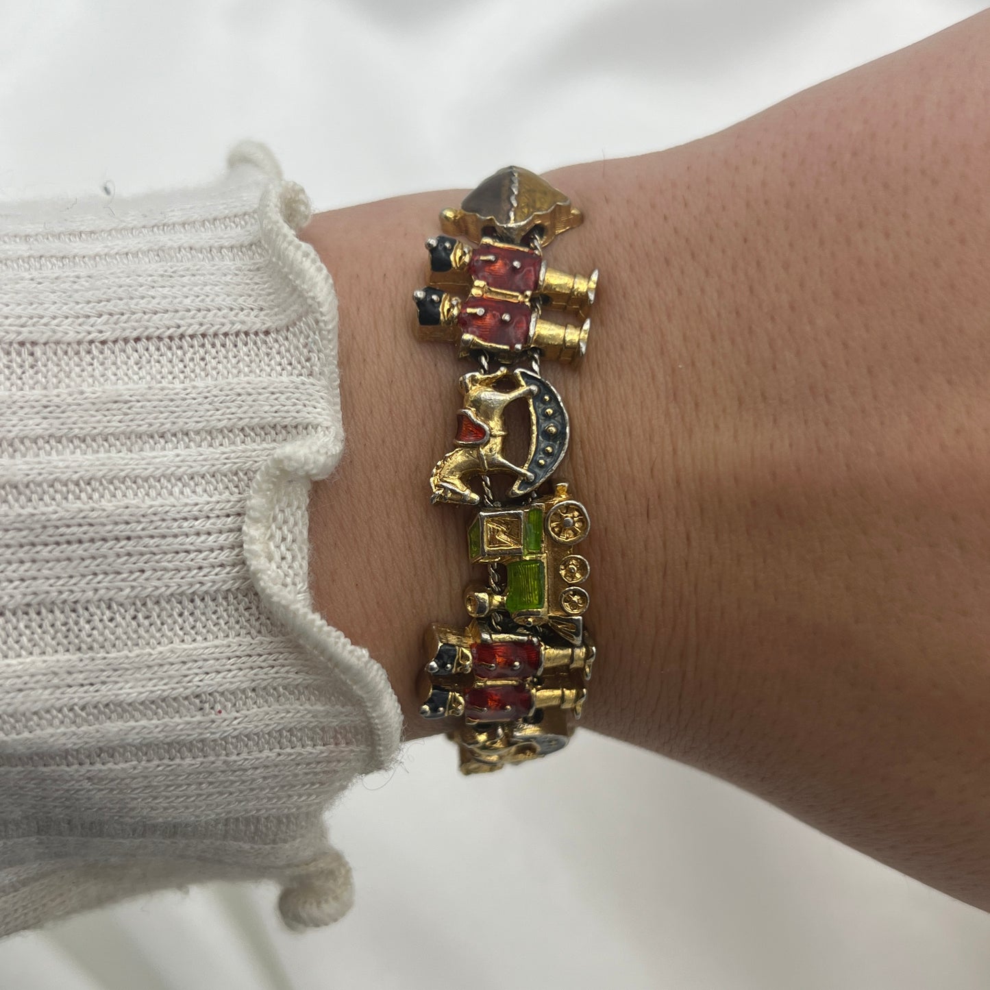 RARE Toy Solider Charm Bracelet