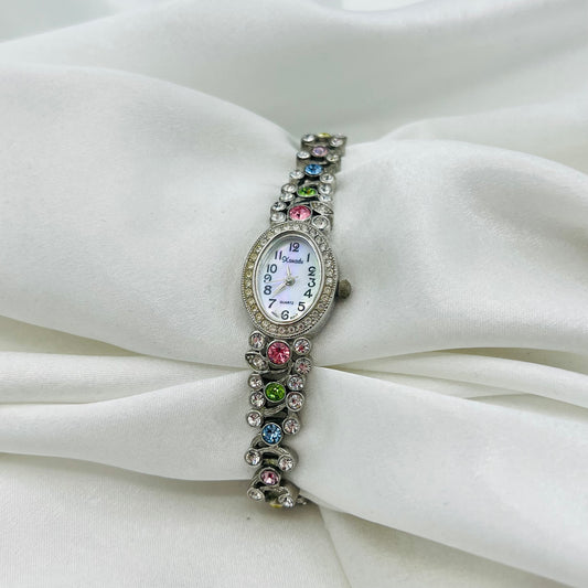 Colorful Gemstone Watch