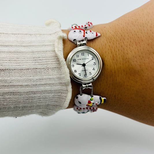 Snowman Charm Watch