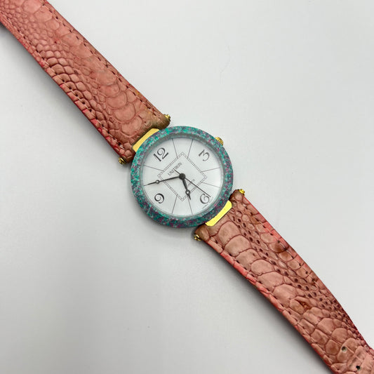 Pink Leather Watch