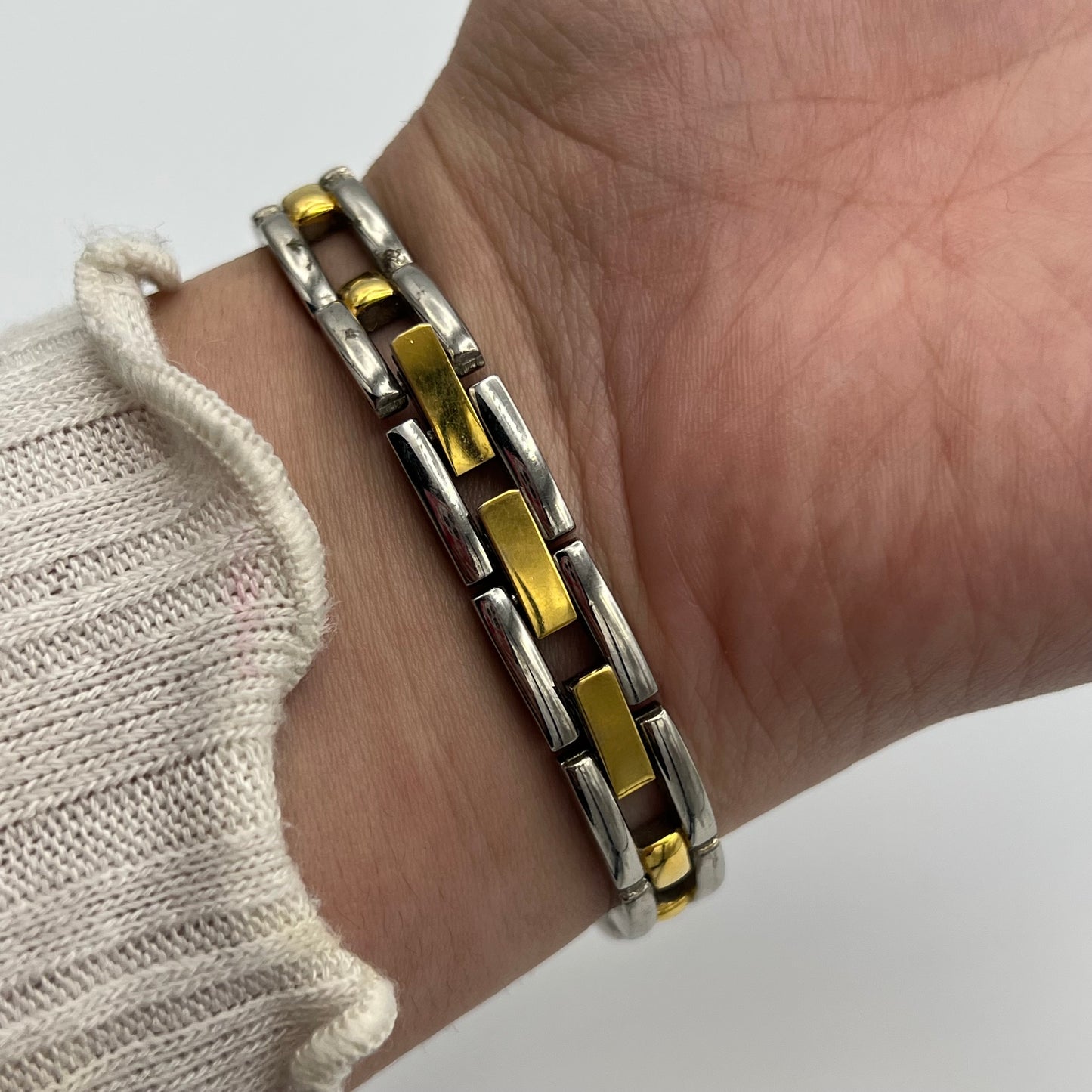 Dainty Two-Toned Watch