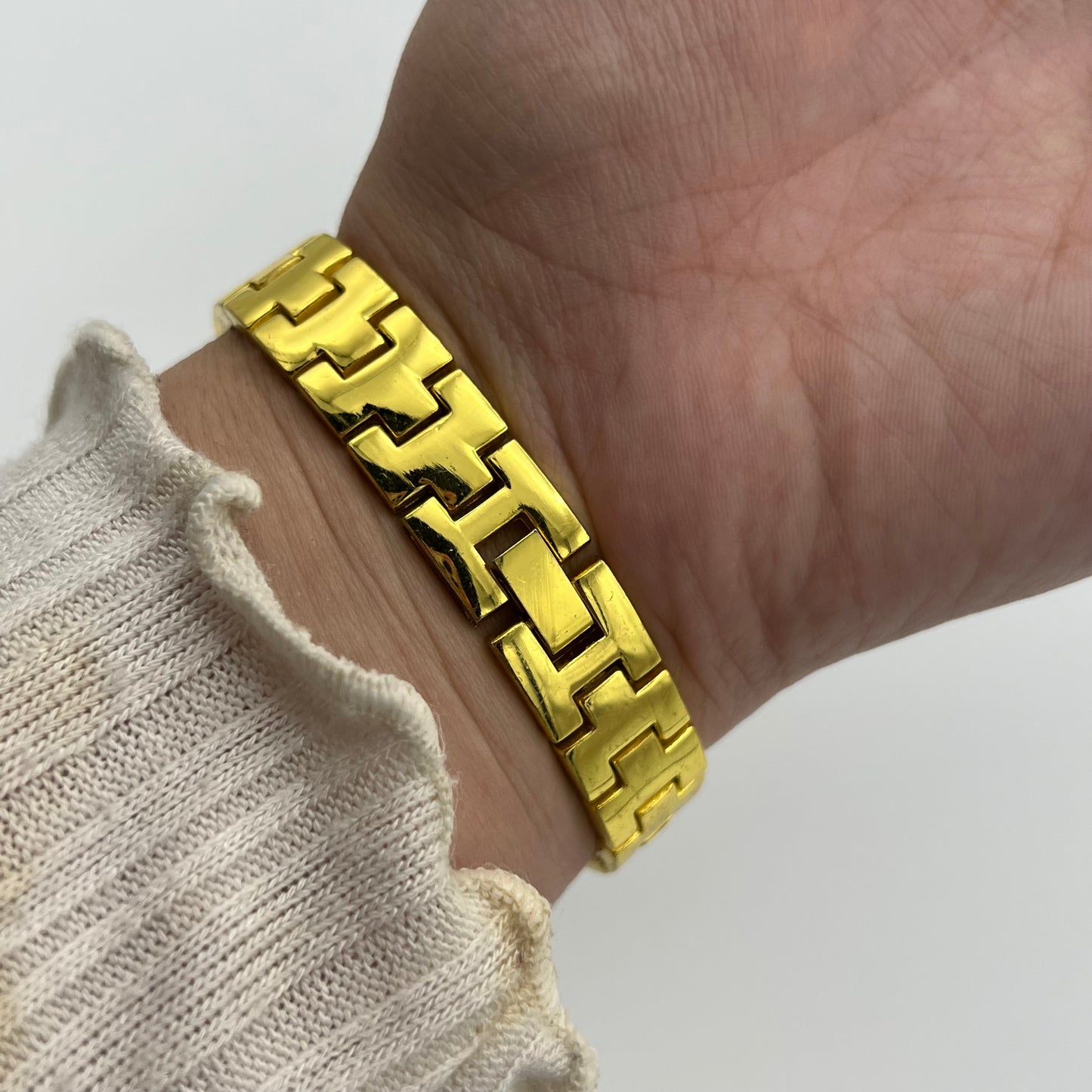 ✨ Gold-Toned Diamanté Watch