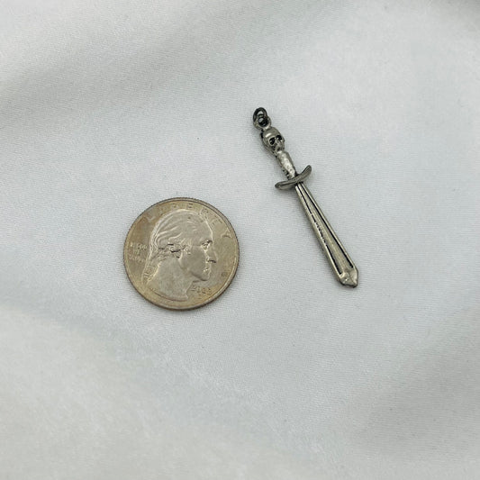Skull Sword Charm