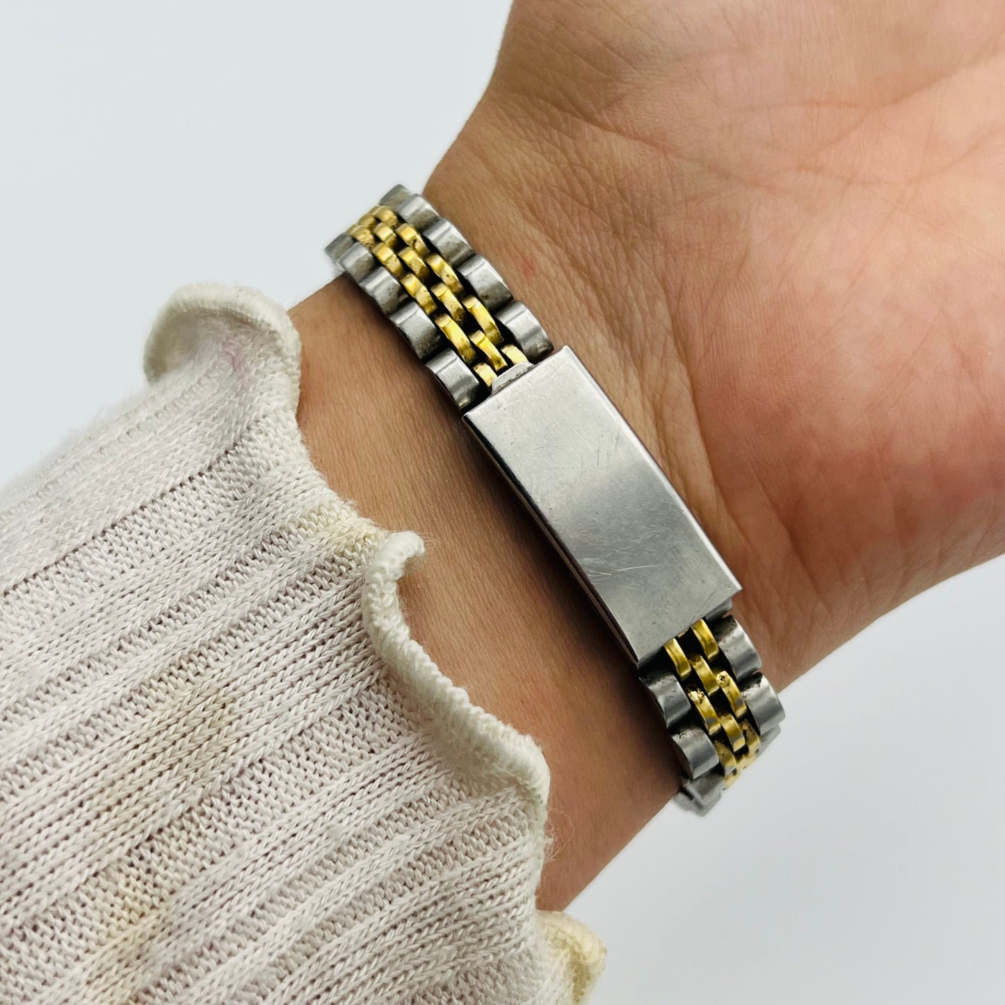 Royal Blue Dial Two-Toned Watch