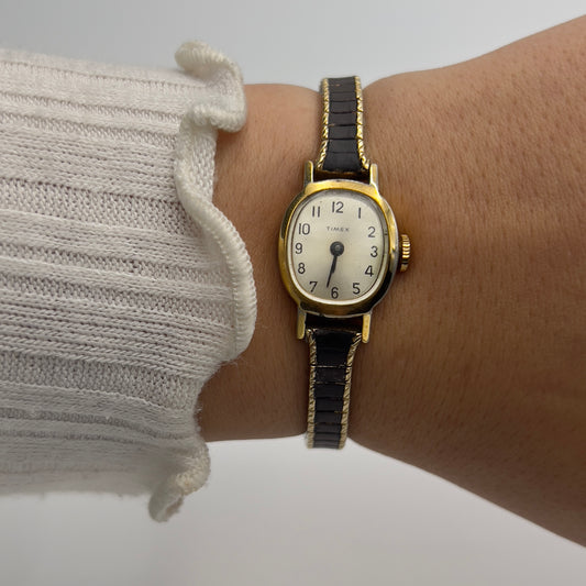 Gold-Toned Timex Watch