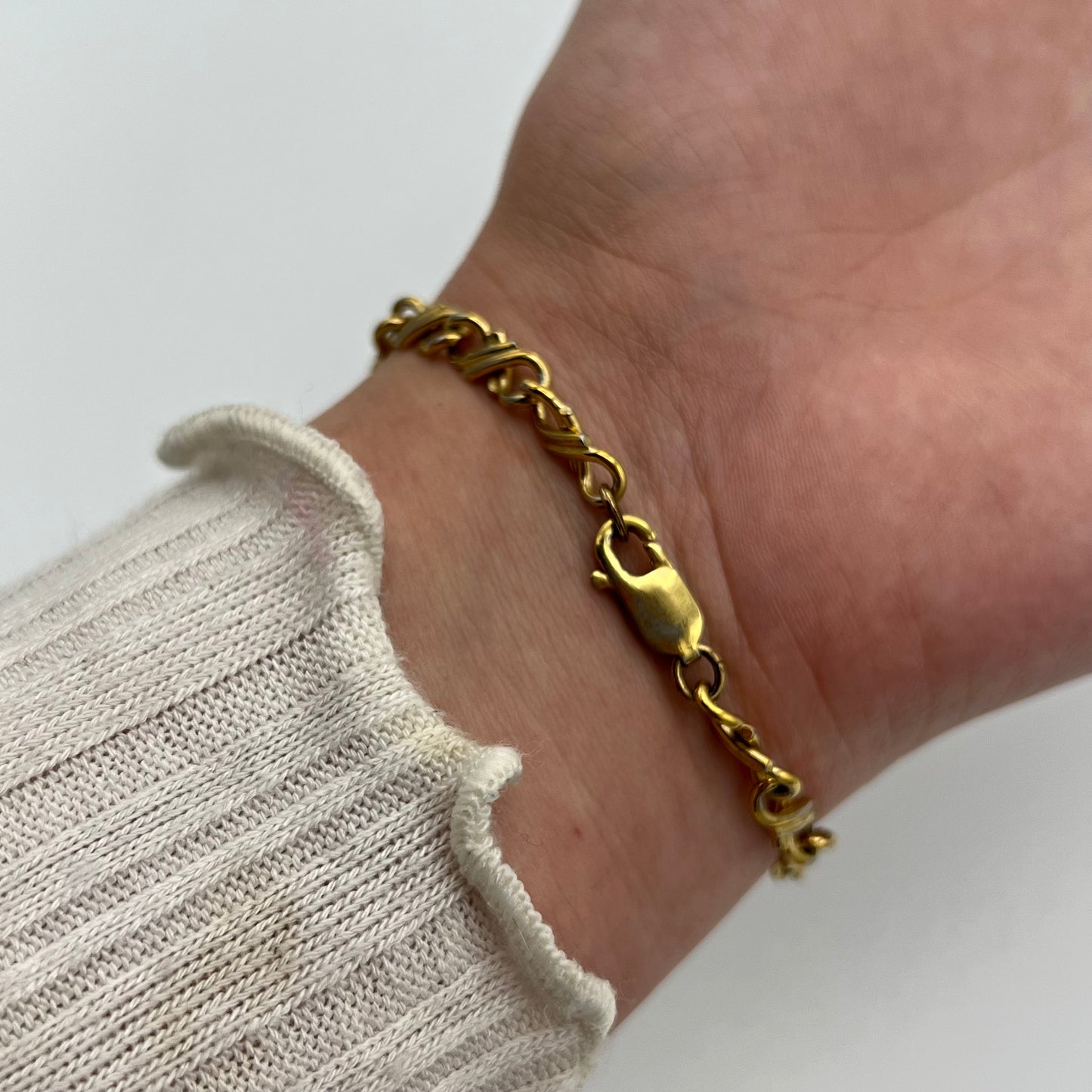 Detailed Gold-Toned Bracelet