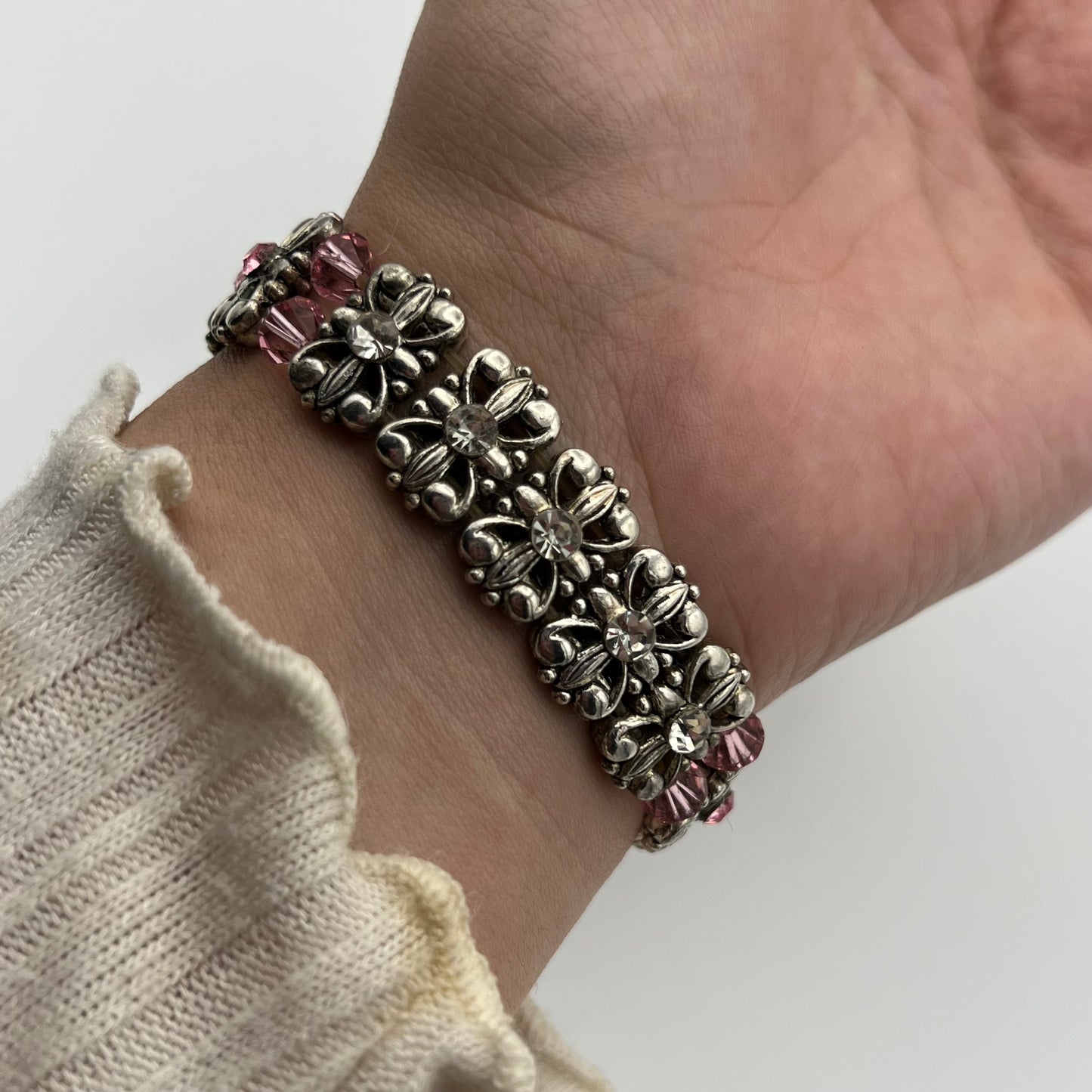 Pink Gemstone Watch