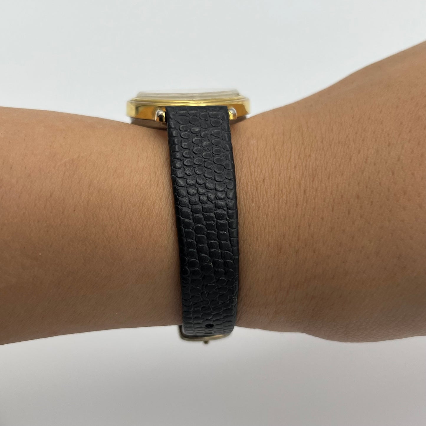 Leather Heart Dial Watch