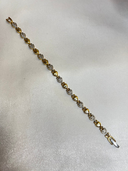 Gold Heart Bracelet