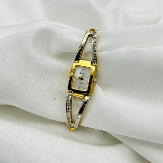 Diamanté Two-Toned Watch