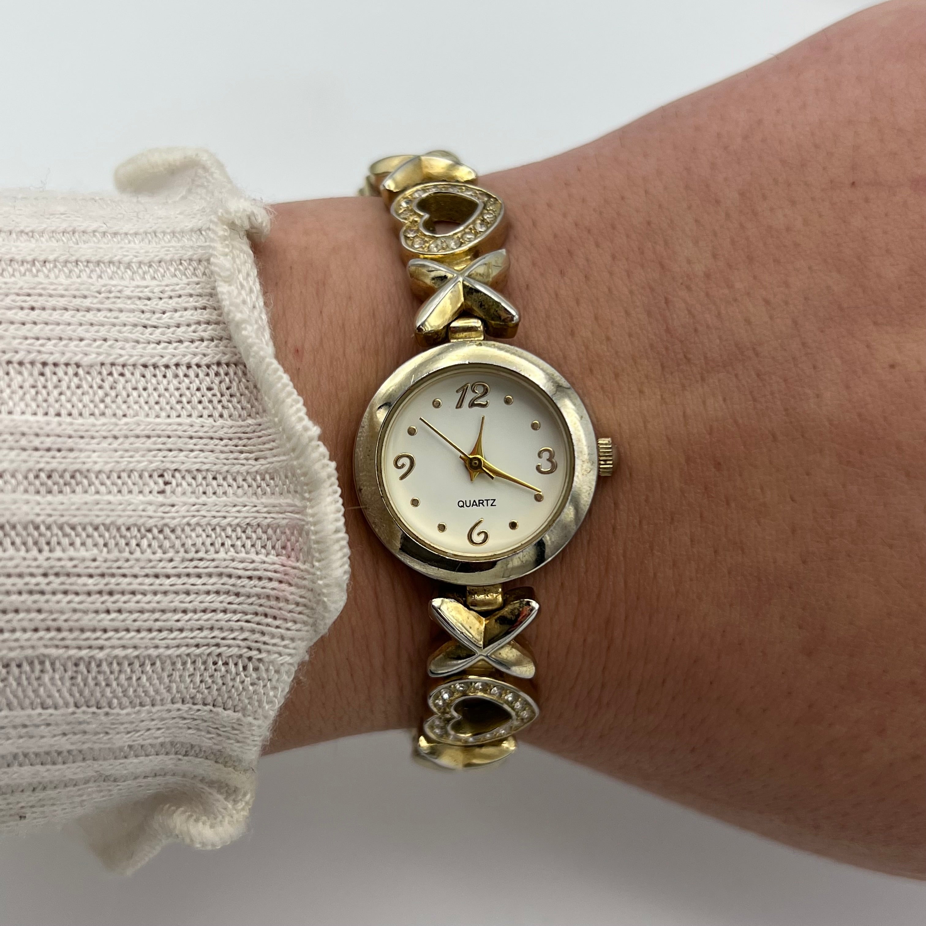 XOXO 💗 Heart Two-Toned Watch