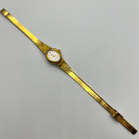 🌻🌷 Flower Detailed Gold Watch