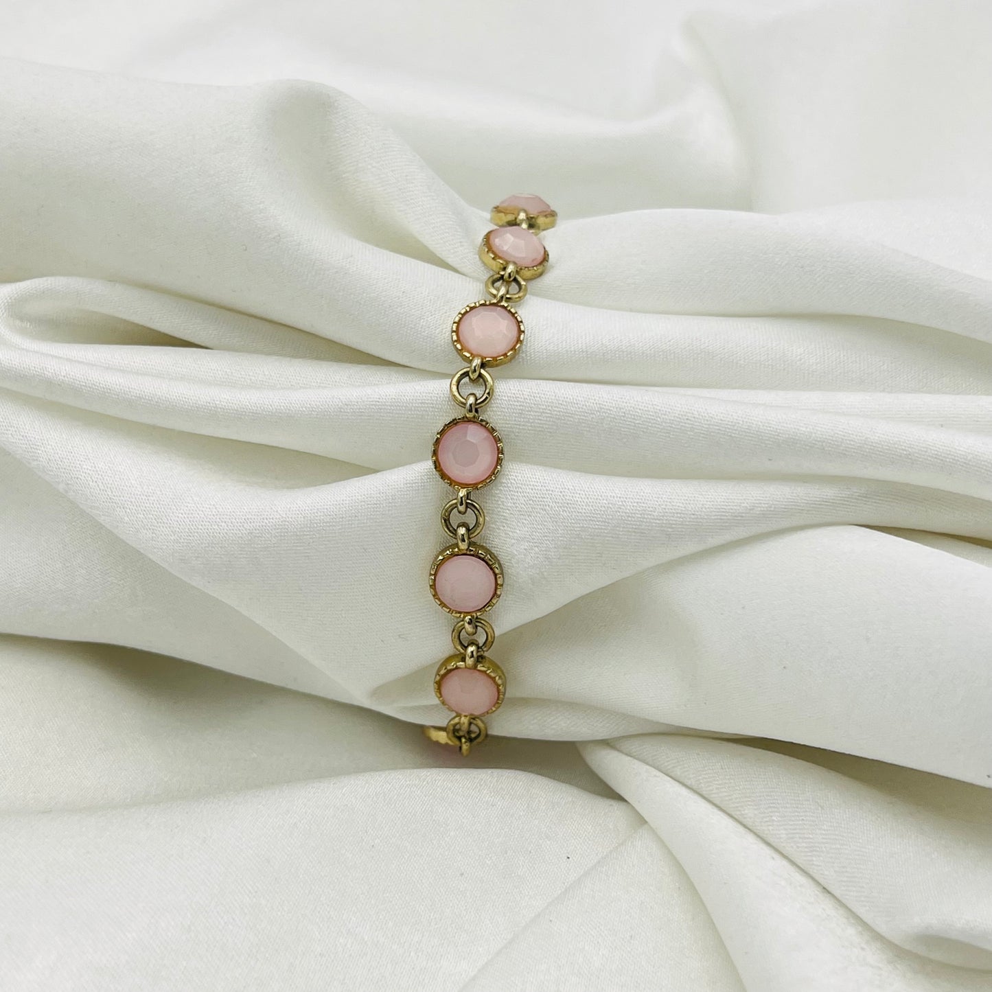 Pink Gemstone Bracelet