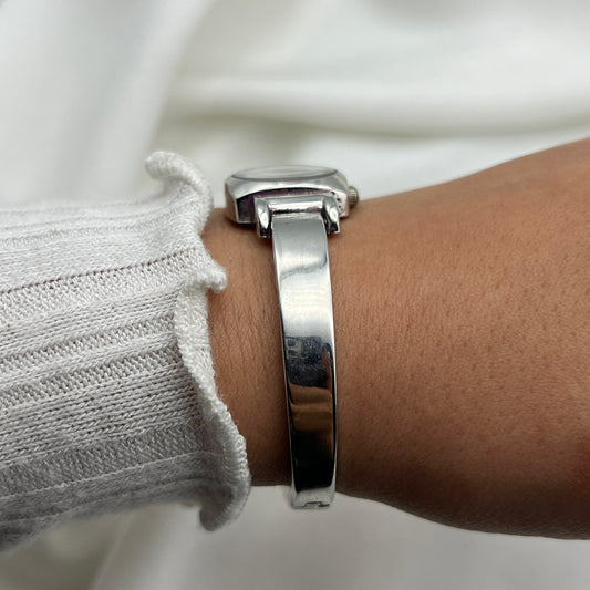 Baby Blue Silver-Tone Watch