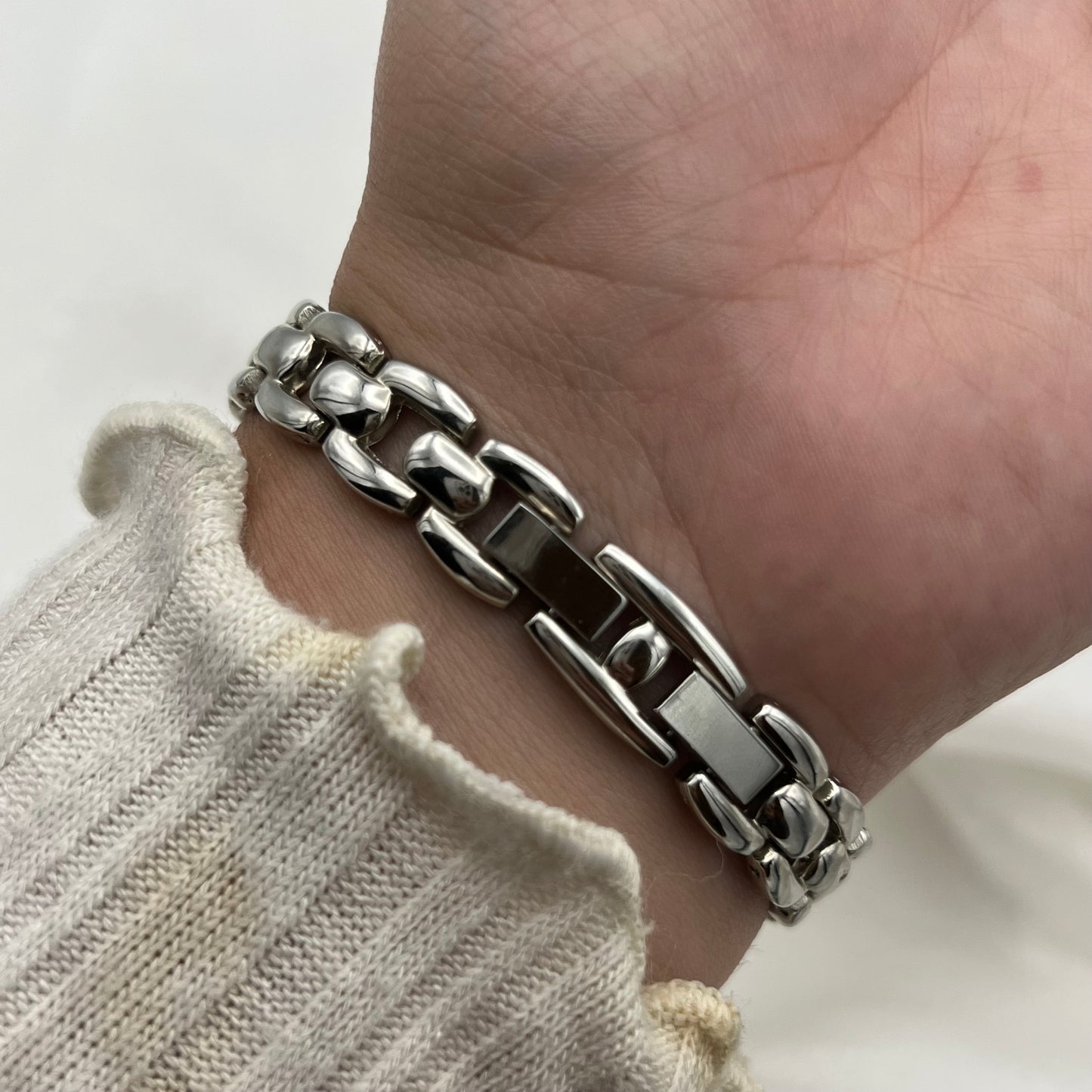 Silver-Toned Butterfly Watch