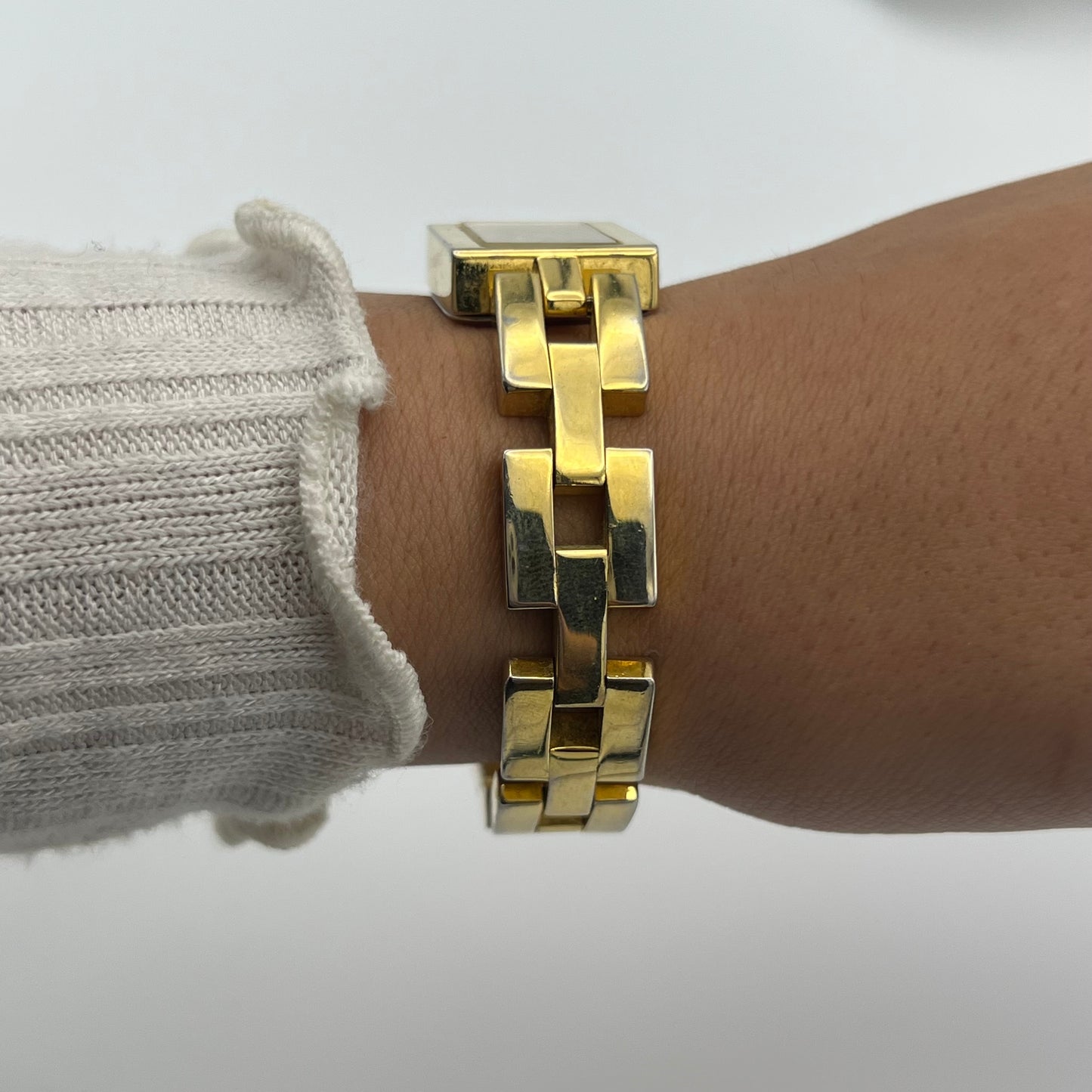 Gold-Toned Tank Watch