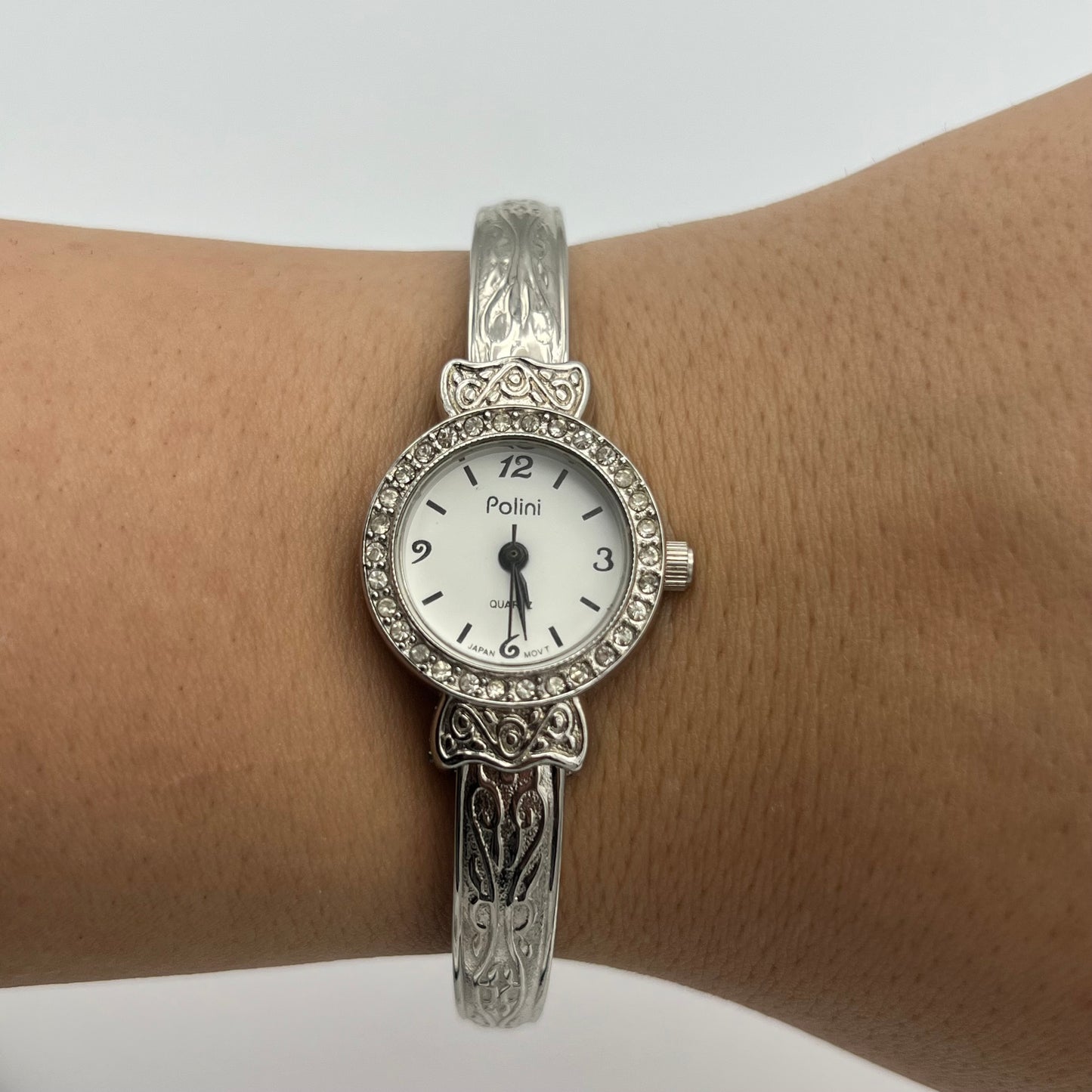 Detailed Silver-Toned Watch