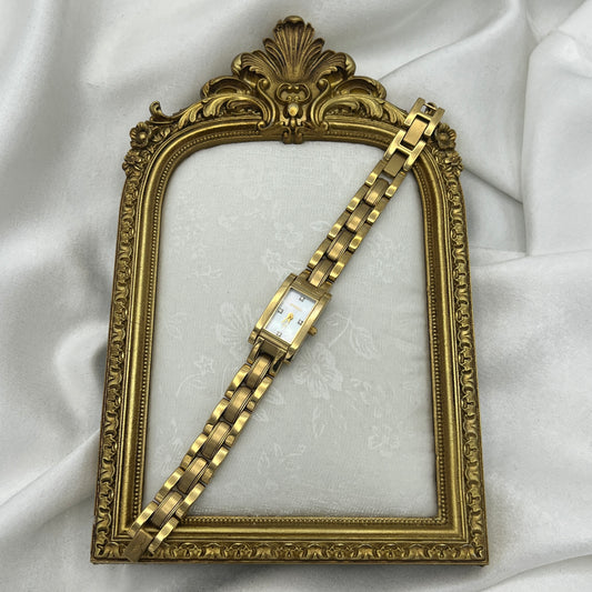 Fossil Gold Tone Watch with Mother of Pearl Dial