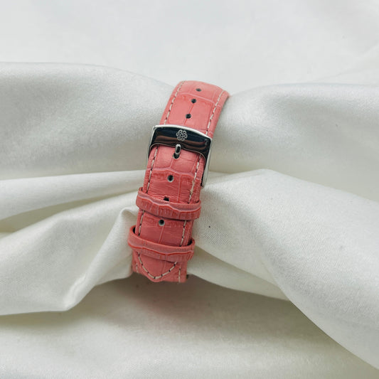 Pink Leather Watch